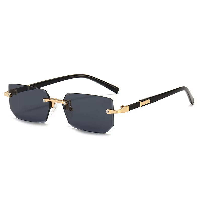 Sunglasses that is rimless, for both men and women