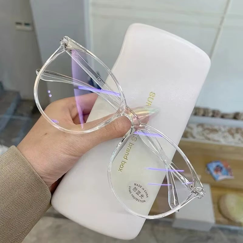 Anti Blue Light Blocking Glasses Clear anti Radiation Glasses Replaceable Lens for Women/Men