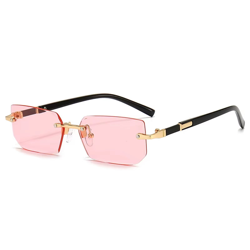 Sunglasses that is rimless, for both men and women