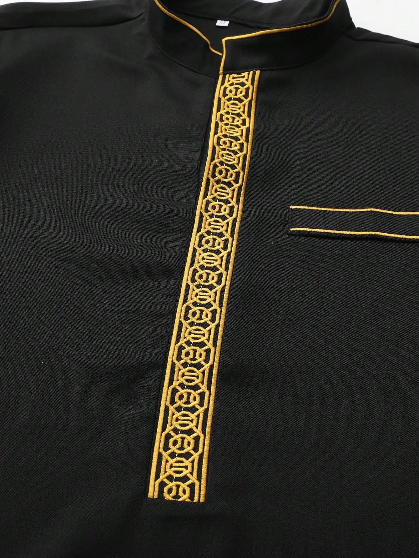 Robe (thowb) embroidered with beautiful stylish art Eid Mubarak! for ramadan, eid and beyond! 