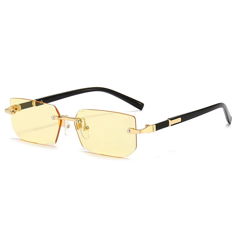 Sunglasses that is rimless, for both men and women