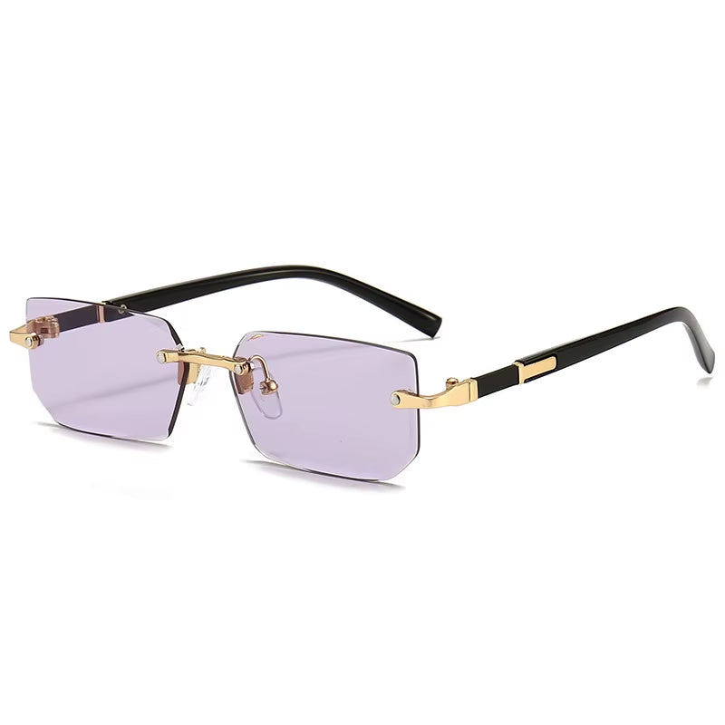 Sunglasses that is rimless, for both men and women