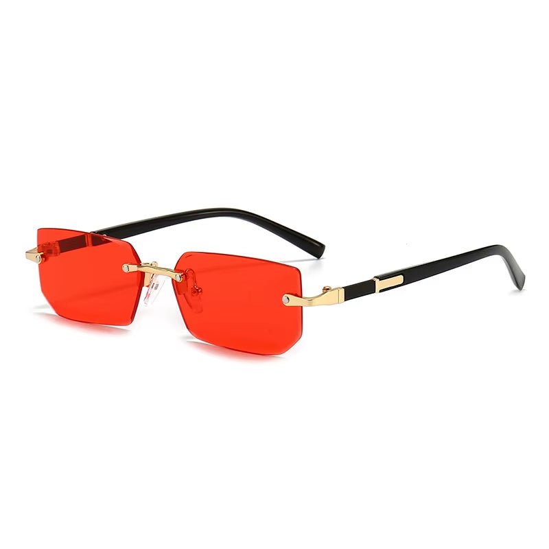 Sunglasses that is rimless, for both men and women