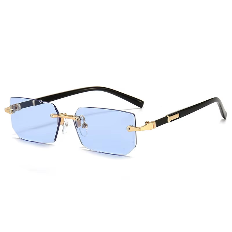 Sunglasses that is rimless, for both men and women